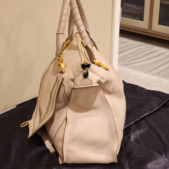 Excellent!! CHLOE: “Marcie” Large Double Carry Satchel bag - Picture 12 of 16